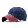 Aliexpress Transfronteiriço Adultos e Crianças Família Lavado Algodão Puro Cor Sólida Boné de Beisebol de Aba Leve Masculino com Costuras
