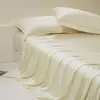 Novo produto transfronteiriço: lençol de cor sólida, lençol de seda gelada, lençol de seda gelada respirável e fresco, lençol confortável para cama de casal