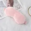 Especial Transfronteiriço para Pelúcia Fofa Intervalo de Almoço Pelo de Coelho Imitação Proteção Ocular Estudantes Homens e Mulheres Verão Máscara de Olho Seda de Gelo