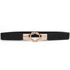 Moda Coreana Novo Cinto Fino Elástico Popular Simples Fivela de Metal Decorativo Cinto Elástico Atacado