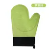 Guantes de Silicona Engrosados Antideslizantes Herramientas Domésticas Anti quemaduras para Hornear Microondas Barbacoa Aislados Guantes de Silicona de Dos Dedos