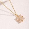 Collar Colgante de Moda Transfronterizo Aliexpress Lujo Ligero con Circonita para Mujer, Cadena para Clavícula de Gama Alta de Nicho Completamente Diamantada, Venta al por Mayor desde el Fabricante