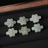 Cuentas Espaciadoras de Jade Hetian Natural Accesorios de Colgante DIY Pulsera Collar Joyería Cuentas Redondas en Forma de Nube Accesorios de Joyería Cuentas