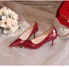 Zapatos de tacón de aguja con punta fina para mujer, nueva colección otoño 2026, tacones altos para commuting, zapatos de boda de corte bajo, zapatos profesionales, zapatos formales elegantes