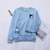 Suéter de manga larga con cuello redondo de letras más vendido de Europa y Estados Unidos al por mayor 2020 AliExpress Amazon ebay otoño e invierno ropa nueva para mujer