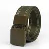 Fivela de plástico cinto de nylon espesso cinto de lona cinto de verificação de segurança cinto tático de treinamento militar entrega em peça única
