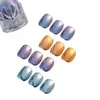 Celebridade da Internet Flash Super Brilhante Galvanizado Seda Fada Pó Lunar Aurora Pó Espelho Prateado Pó Espelho Mágico Acessórios para Nail Art