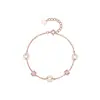 Pulsera S999 de Plata con Cintura Delgada Personalizada para Mujer, Lujo Accesible, de Gama Alta, Moderna y Versátil Pulsera de Plata de Ley