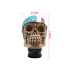 Venta caliente transfronteriza cabeza de palanca de cambios de coche modificada cabeza de palanca de cambios calavera cabeza de palanca de cambios de resina Universal