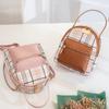 Comercio exterior bolsos de mujer al por mayor 2022 moda Mochila pequeña de cuadros bolso de hombro cruzado para mujer una generación de gastos de envío