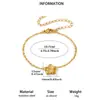 Pulsera con colgante de corazón de oro y rosa de acero inoxidable, una pulsera delicada y elegante con un diseño único, un accesorio de alta gama para mujer