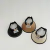 Sombrero de Protección Solar para Niños Verano Sombrero de Paja de Ala Ancha Niña Oso Bebé Sombrero de Sol Parte Superior Abierta Niño Sombrero de Sol Niños Grandes