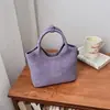 Bolsa de Mão Texturizada de Alta Qualidade para Mulheres, Nova Moda Verão 2025 Bolsa de Ombro, Versátil Simples Bolsa Transversal Bucket