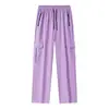 Pantalones de trabajo juveniles de talla europea transfronterizos, pantalones deportivos de moda estilo coreano para primavera y otoño, pantalones de chándal finos de corte holgado