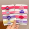 Lazos para el cabello lindos para niños, color caramelo dulce, lazos para el cabello para niñas, gomas para atar el cabello, tendones que no lastiman al bebé, anillo para el cabello de alta elasticidad