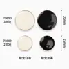 Borde Fino Plano Goteo de Aceite Lana Metálica Ropa Traje Abrigo Exterior Cortavientos Botones Botones Gama Alta