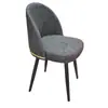 Silla de comedor tapizada suave personalizada con respaldo, cómoda para estar sentado mucho tiempo, silla de comedor moderna minimalista, silla para uso en el hogar con respaldo