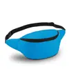 Bolsa de Cintura Simple Pura Colorida para Comercio Exterior Bolsa de Cintura de Tela Oxford 600D Fabricante Personalizada Regalo Transfronterizo Promoción Bolsa de Cintura Colorida