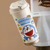 Lindas Pegatinas para Taza de Agua de Doraemon Adhesivo Plano Lindo Personaje Azul Gordito Pegatinas para Funda de Teléfono DIY Accesorios Versión Q