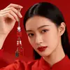Atacado Mineral Cru Natural Alto Teor Cinábrio Vermelho Imperial Pingente da Sorte Pingente de Celular Chaveiro Acessório de Bolsa