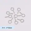 Accesorios Completos Kit de Materiales para Manualidades DIY Posicionadores Cuentas Hombre Perezoso Cadena para Teléfono Móvil Doble Círculo Material Versión Mejorada Cable de Acero