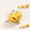 Cuentas Espaciadoras de Azúcar Cubo Martillado Estilo Chino Bañadas en Oro Estilo Antiguo Microincrustadas con Diamantes, Luna, Estrella, Corazón Cuentas Sueltas para Accesorios de Cuentas DIY