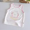 Chaleco de Dibujos Animados para Bebé Niña 26 Nuevo Verano Ultra Suave Delgado Sin Mangas Camiseta con Estampado de Cachorro Rayado Transpirable Ropa Exterior 3