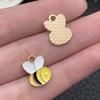 Mezcla de 20 colgantes de aleación DIY con forma de gota de aceite, accesorios de joyería, colgante de abeja, insecto, animal, pulsera, llavero, collar.