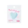 Life Girls Puff para Pulgar con Forma de Corazón Mini Corrector Iluminador Cushion Húmedo y Seco Detalle de Gota de Agua Puff Pequeño