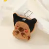 Nuevo Lindo Capibara Cobaya Peluche Juguete Llavero Colgante de Bolsa Accesorios para Ropa