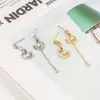Aretes "Estrellas Fugaces" para Mujer, Exquisitos Aretes de Perla con Borla Asimétrica y Circonia Microincrustada, Nuevo Estilo 2022