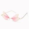 Gafas de Sol para Mujer 2026 Nuevo Estilo Gafas Personalizadas con Forma de Libélula Ins Europeas y Americanas Sin Marco Degradado Gafas de Sol de Moda
