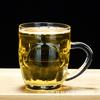 Caneca de cerveja super grande, caneca de chope espessa, caneca de herói, caneca com alça, caneca de vidro criativa.
