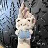Chaveiros de animais de pelúcia para bolsas, chaveiros fofos de urso e gato, pequenos presentes para máquinas de pegar bichos, em estoque