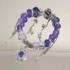 Pulseira com Franja de Miçangas para Mulheres, Mesmo Estilo do Romance, Design de Nicho, Alto Valor Estético, Único e Não Repetitivo, Versátil, Pulseira da Amizade da Moda