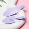 Pinza para el Cabello Cara Brillante Sin Marca Pinza para el Cabello Rojo Cibernético Pinza Sin Marca Pegamento de Crema DIY Pinza de Cinta Pinza para el Cabello Color Macarrón