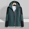 Chaqueta Exterior de una Sola Capa para Primavera y Otoño para Hombres y Mujeres, Cortavientos e Impermeable, Chaqueta Deportiva al Aire Libre para Ciclismo con Múltiples Bolsillos