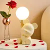 Lâmpada de Urso Sorvete Desenho Animado Bater Palmas Enfeites de Mesa Luminária de Cabeceira Pequenos Enfeites Decoração de Casa Presente de Inauguração