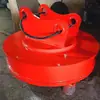 Ventosa electromagnética para excavadora para levantar y transportar excavadoras, utilizada para cargar y descargar chatarra de acero y chatarra de hierro; ventosa circular magnética fuerte