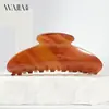 Novo Presilha de Cabelo de Acetato Estilo Francês da Wjia, Acessório de Cabelo Shark Clip de Alta Qualidade e Elegante da França para a Parte de Trás da Cabeça