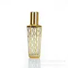 Frasco de óleo essencial galvanizado 15ml frasco spray de vidro bronzeador frasco de viagem para perfume sub-embalagem frasco vazio para amostra cosmética conta