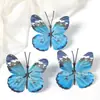 Tecido de Borboleta Simulada DIY Grampo de Cabelo Adorno de Cabeça, Acessório de Cabelo Estilo Antigo Hanfu, Adereço para Fotografia de Casamento, Decoração de Borboleta para Quarto