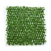 Muro de Cerca Artificial Transfronteiriço com Folhas Verdes, Cerca de Madeira, Flores Artificiais, Decoração de Jardim, Madeira Plástica, Cerca de Planta Verde em PVC