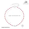 Pulseira de Prata Esterlina S925 Modelo Novo Transfronteiriça, Personalizada, Fashion, Exquisita, Cruz de Resina Colorida, Joia de Mão Simples e Elegante