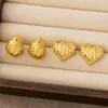 Pendientes de Gota de Agua, Pendientes de Corazón de Oro Hielo Triturado, Pendientes de Lujo Sencillos y Accesibles, Accesorios de Moda y Versátiles, Pendientes para el Trayecto