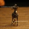 Par de Cervos Sika de Latão para Mesa Criativos Ornamentos de Cobre Puro Pequenos Alces de Bronze Artesanato em Metal de Mercadoria de Yiwu