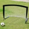 Marco de colección de camisetas de fútbol desmontable para niños, jardín de infantes, hogar, interior, exterior, portátil, puerta de pórtico plegable