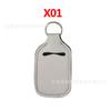 Set de desinfectante de manos de material de buceo de 30 ml set desinfectante set de botella de agua conveniente soporte para desinfectante