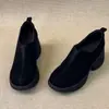 Nueva Colección Otoño/Invierno: Zapatos Elegantes Retro de Suela Gruesa con Tacón Grueso Versátiles Modernos Slip-On