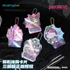 Guangbo 86697 Tarjeta de Graffiti con Forma Especial de la Familia Sanrio Tarjeta para Colorear Divertida para Niños Tarjeta para Colorear Hecha a Mano DIY